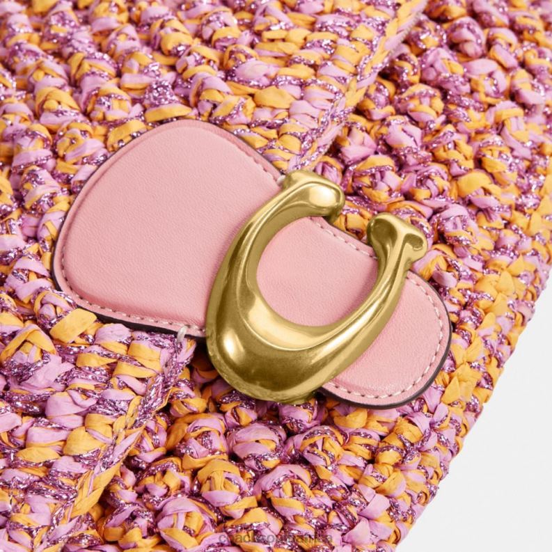 Coach Women SOFT TABBY SHOULDER BAG B4/Pink/Orange 4ZRDJ134