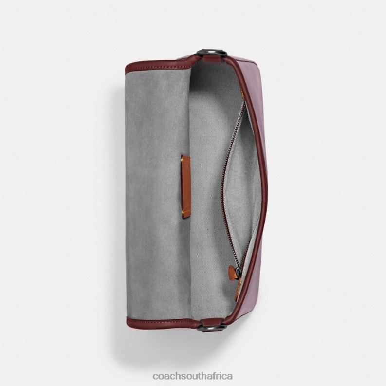 Coach Women SOFT TABBY SHOULDER BAG IN COLORBLOCK V5/Ice Purple Multi 4ZRDJ132