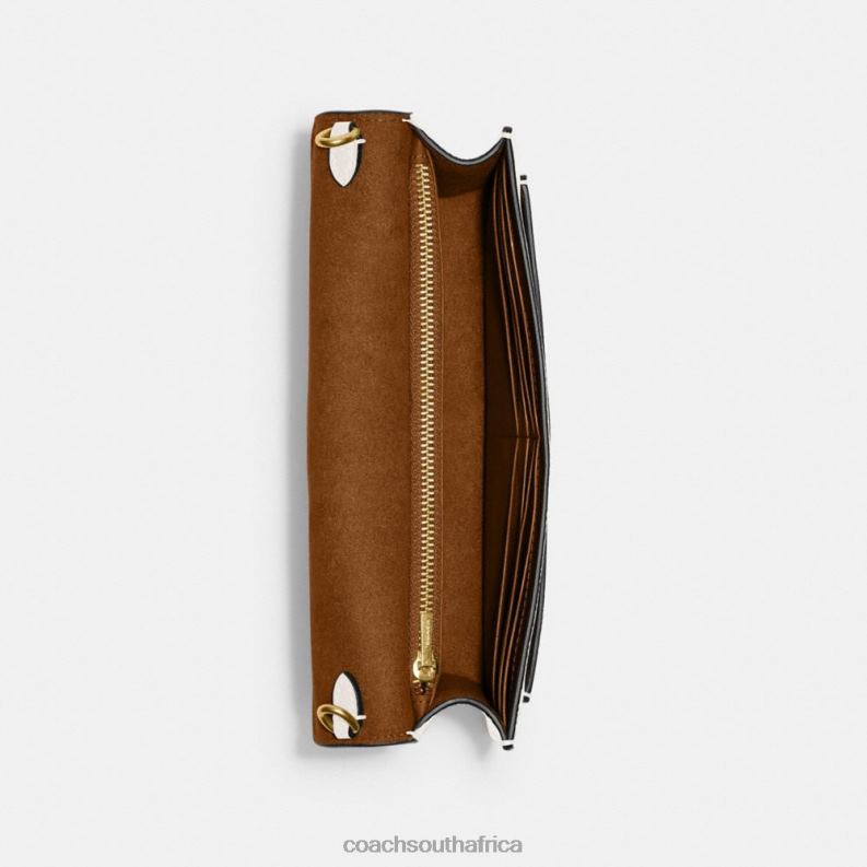 Coach Women TABBY CHAIN CLUTCH B4/CHALK 4ZRDJ169