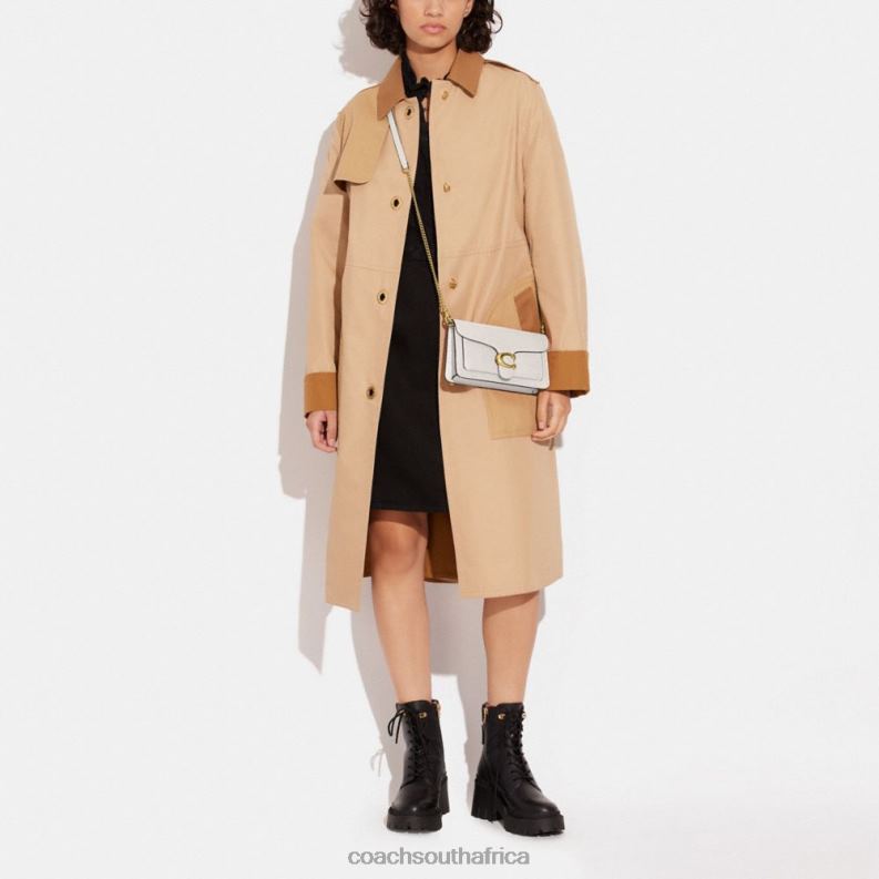 Coach Women TABBY CHAIN CLUTCH B4/CHALK 4ZRDJ169