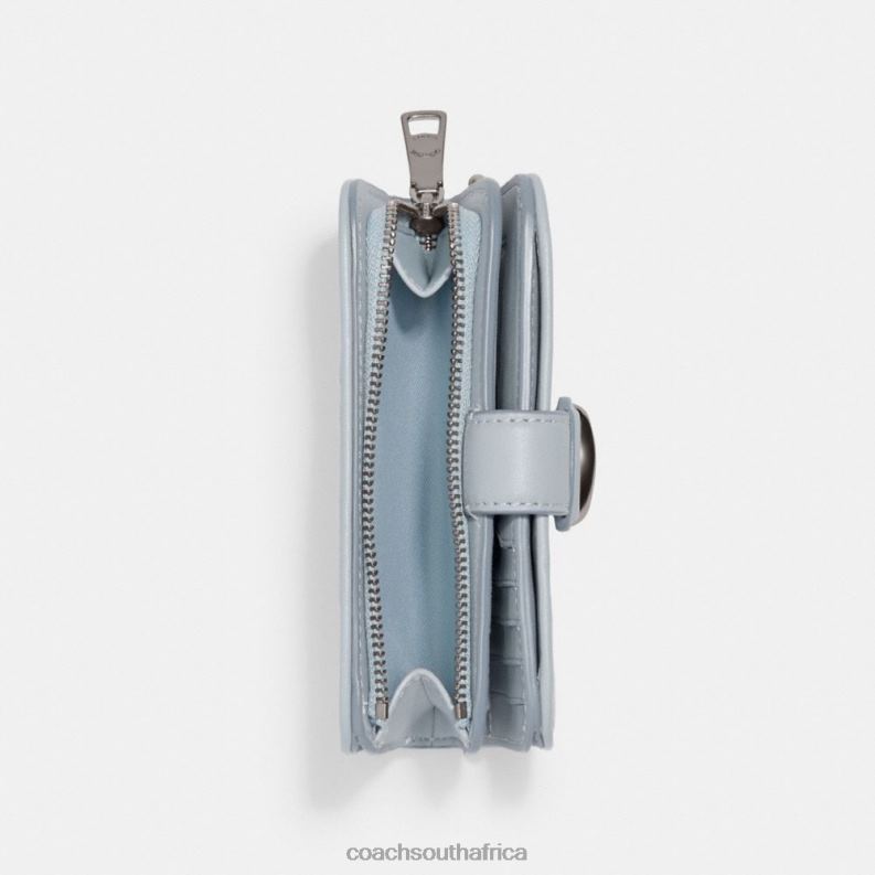 Coach Women TABBY MEDIUM WALLET IN SIGNATURE DENIM LH/Pale Blue 4ZRDJ156