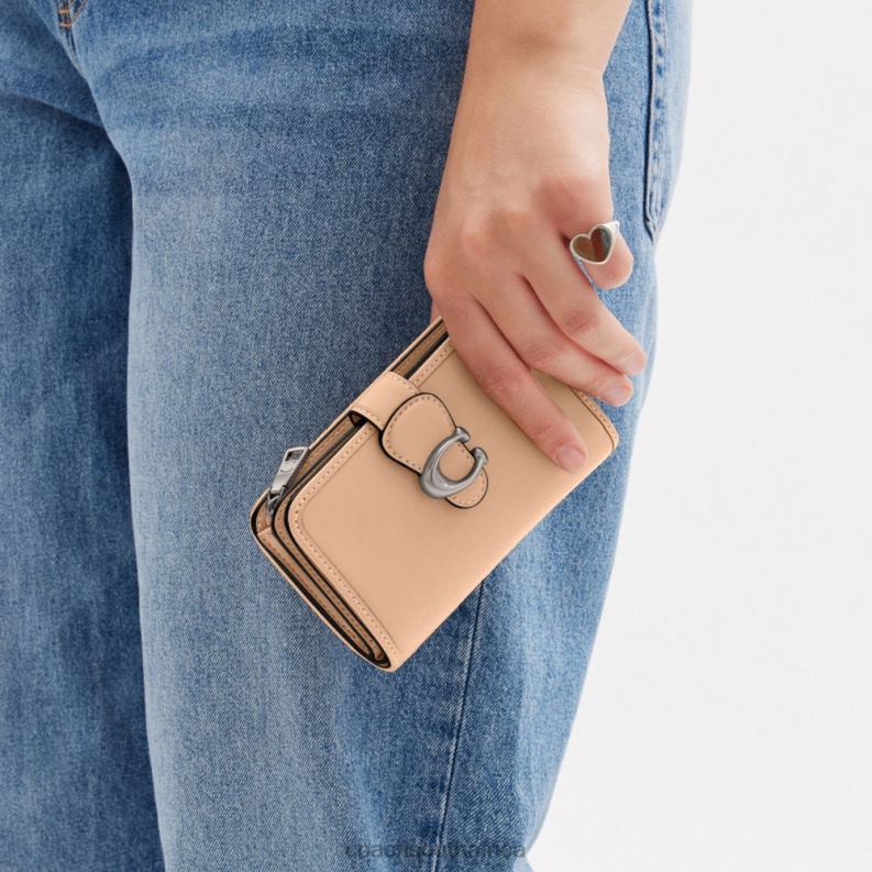 Coach Women TABBY MEDIUM WALLET LH/Buff 4ZRDJ109