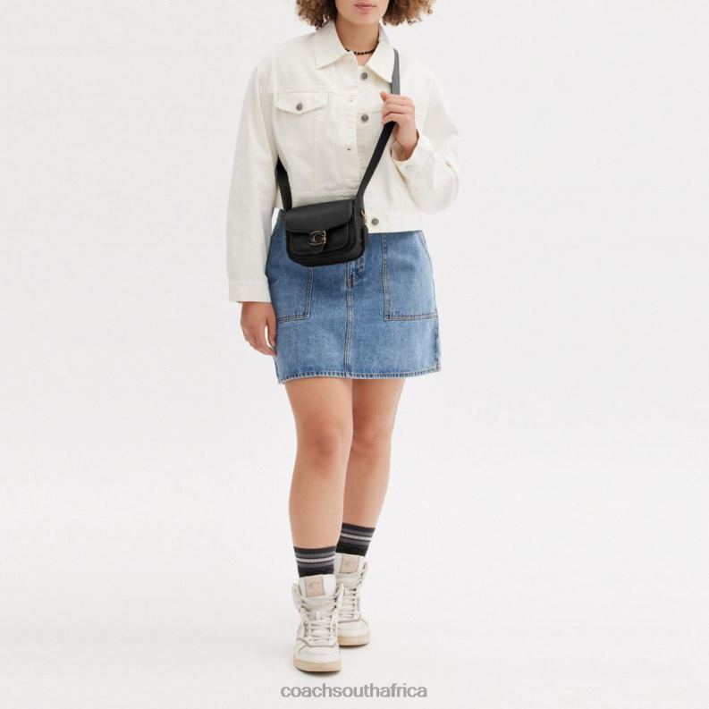 Coach Women TABBY MESSENGER 19 B4/BLACK 4ZRDJ127