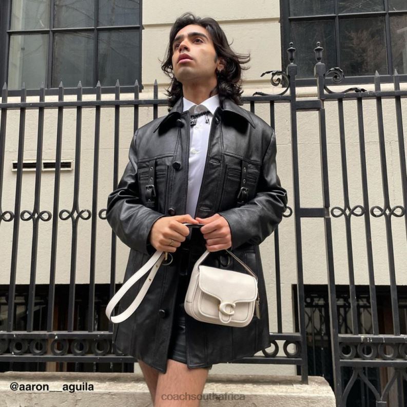 Coach Women TABBY MESSENGER 19 B4/CHALK 4ZRDJ117