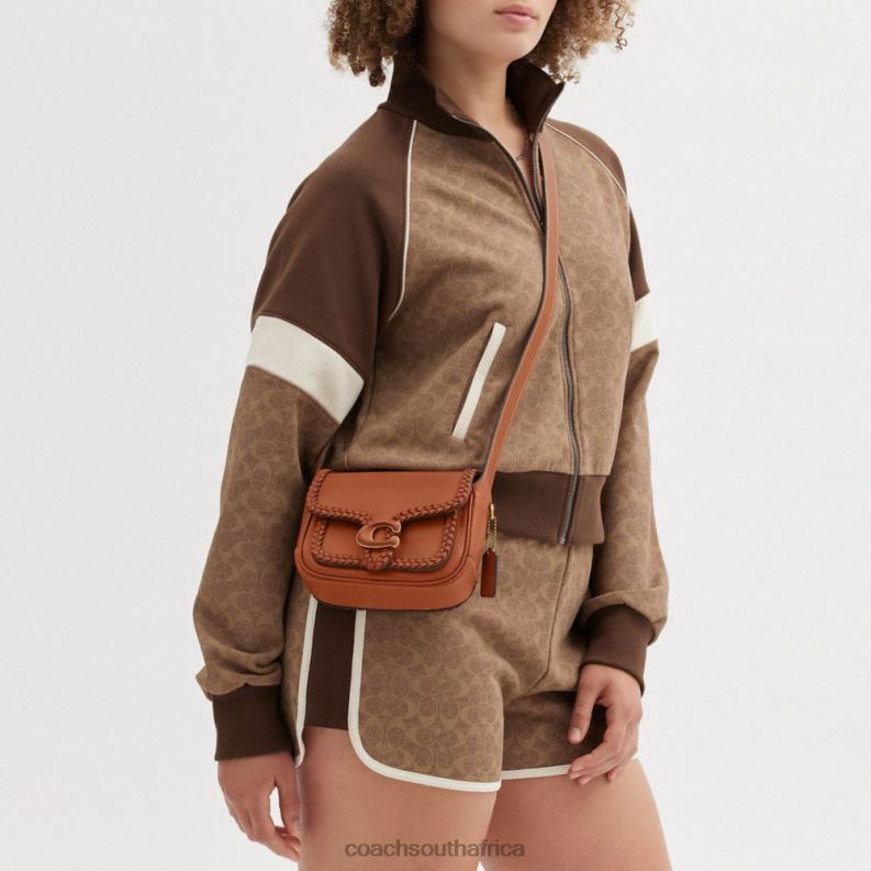 Coach Women TABBY MESSENGER 19 WITH BRAID B4/Burnished Amber 4ZRDJ125