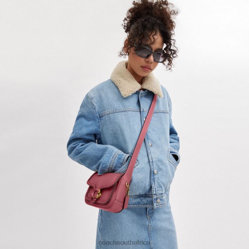 Coach Women TABBY MESSENGER 19 WITH BRAID B4/ROUGE 4ZRDJ130