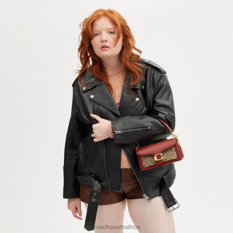 Coach Women TABBY SHOULDER BAG 20 IN SIGNATURE CANVAS B4/Tan Rust 4ZRDJ137