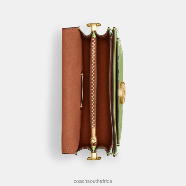 Coach Women TABBY SHOULDER BAG 20 IN SIGNATURE LEATHER B4/GREEN 4ZRDJ145