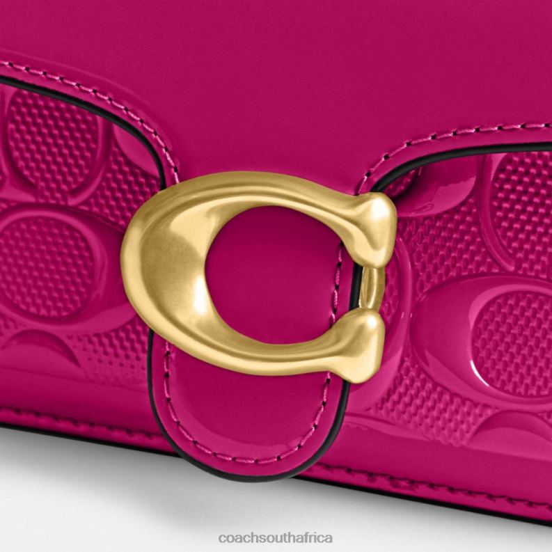 Coach Women TABBY SHOULDER BAG 20 IN SIGNATURE LEATHER B4/MAGENTA 4ZRDJ146
