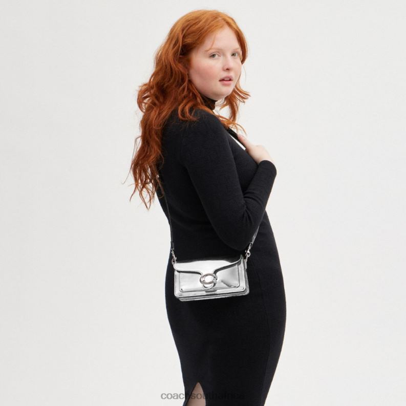 Coach Women TABBY SHOULDER BAG 20 IN SILVER METALLIC LH/Silver 4ZRDJ142