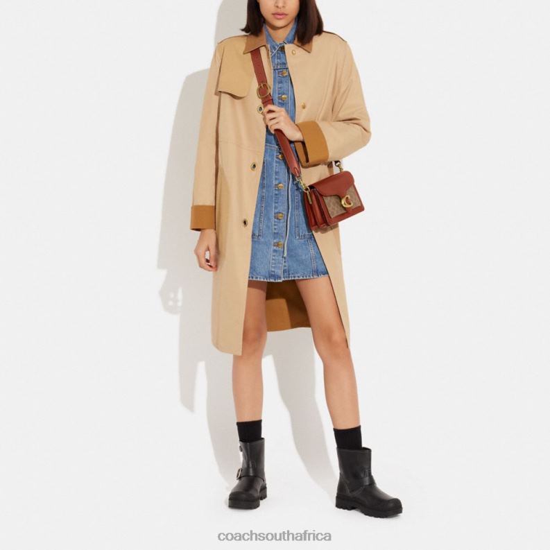 Coach Women TABBY SHOULDER BAG 26 IN SIGNATURE CANVAS B4/Tan Rust 4ZRDJ165