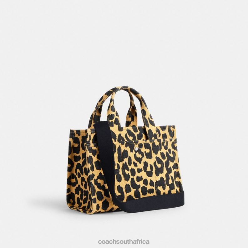 Coach Women CARGO TOTE 26 WITH LEOPARD PRINT LH/Leopard 4ZRDJ292