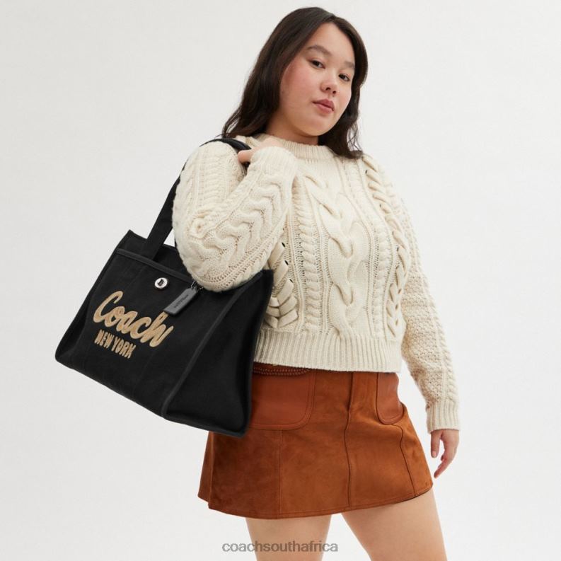 Coach Women CARGO TOTE 42 LH/Black 4ZRDJ295