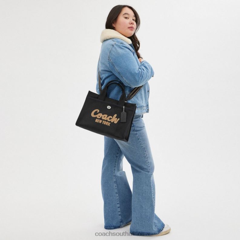 Coach Women CARGO TOTE LH/Black 4ZRDJ289