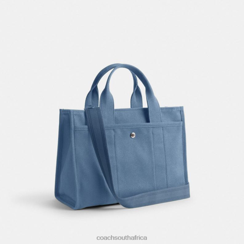 Coach Women CARGO TOTE LH/Slate Blue 4ZRDJ291
