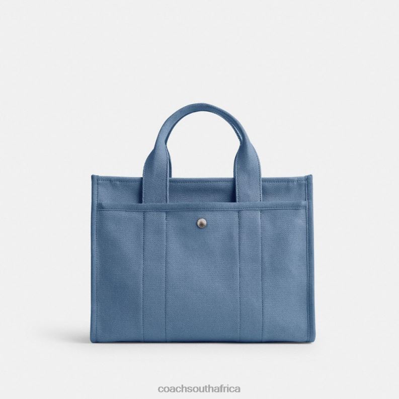 Coach Women CARGO TOTE LH/Slate Blue 4ZRDJ291