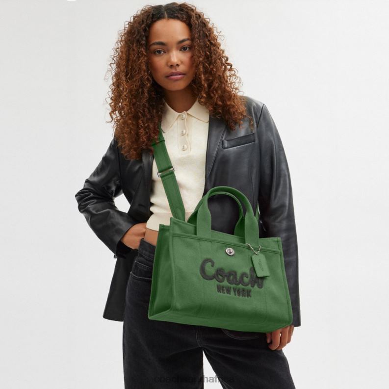 Coach Women CARGO TOTE LH/Soft Green 4ZRDJ294