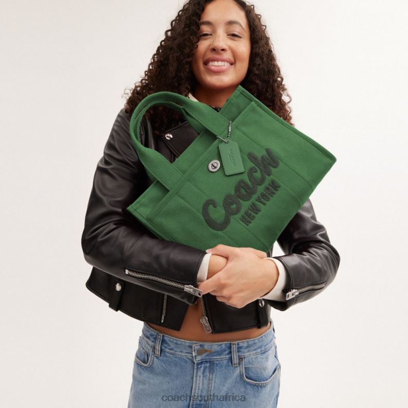 Coach Women CARGO TOTE LH/Soft Green 4ZRDJ294