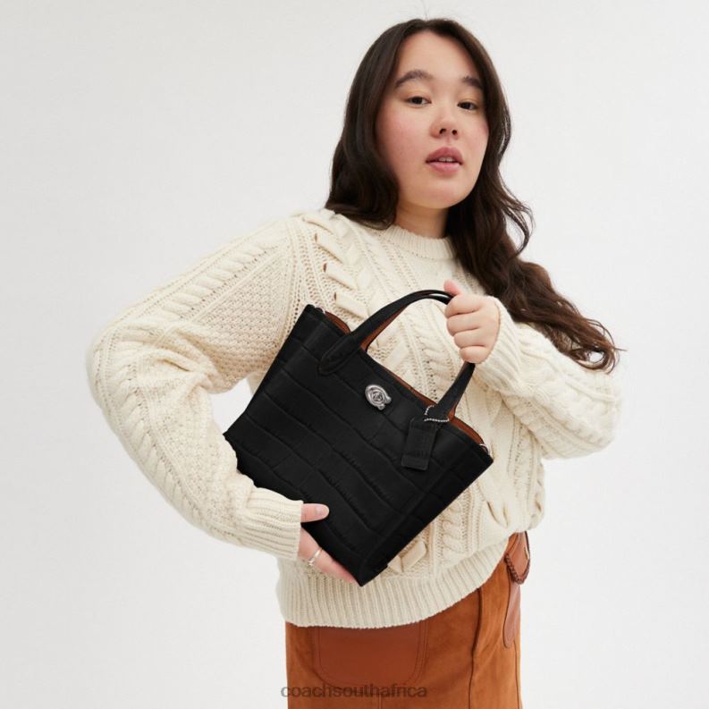 Coach Women WILLOW TOTE 24 LH/Black Multi 4ZRDJ287