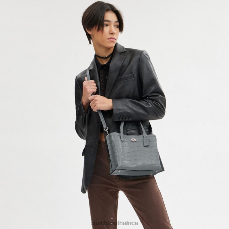 Coach Women WILLOW TOTE 24 LH/Grey Blue Multi 4ZRDJ290