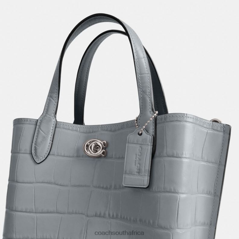 Coach Women WILLOW TOTE 24 LH/Grey Blue Multi 4ZRDJ290