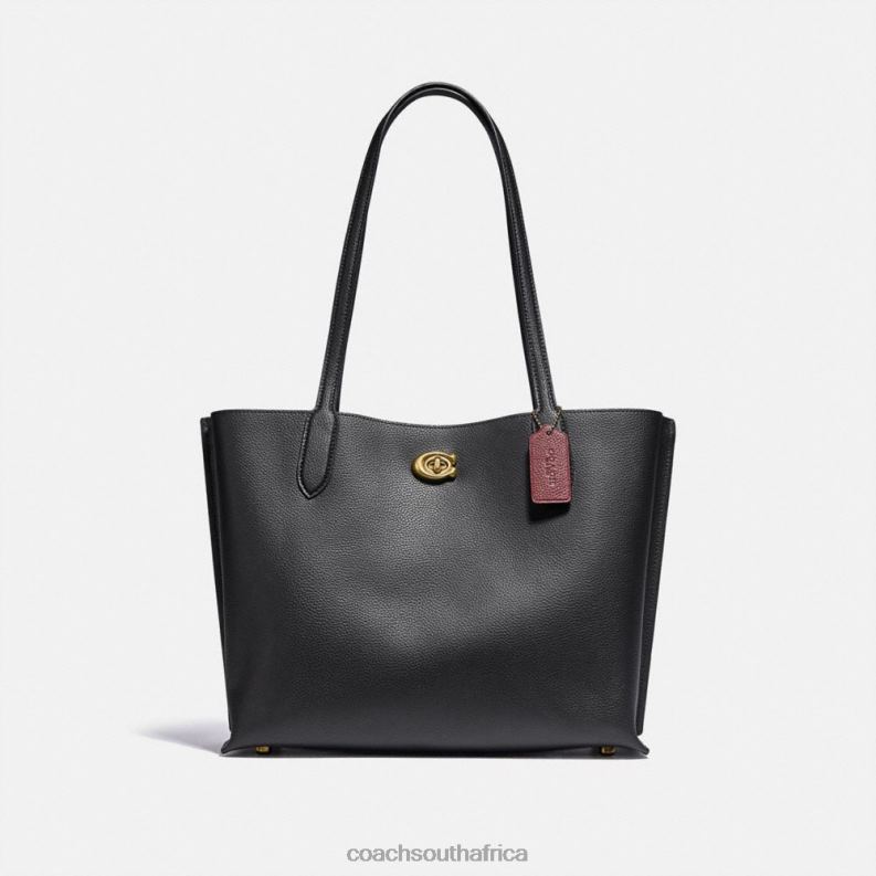Coach Women WILLOW TOTE B4/BLACK 4ZRDJ303