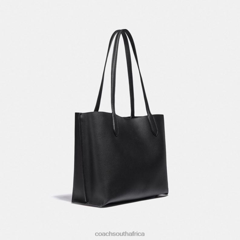 Coach Women WILLOW TOTE B4/BLACK 4ZRDJ303