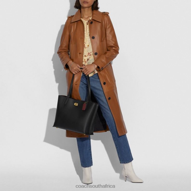 Coach Women WILLOW TOTE B4/BLACK 4ZRDJ303