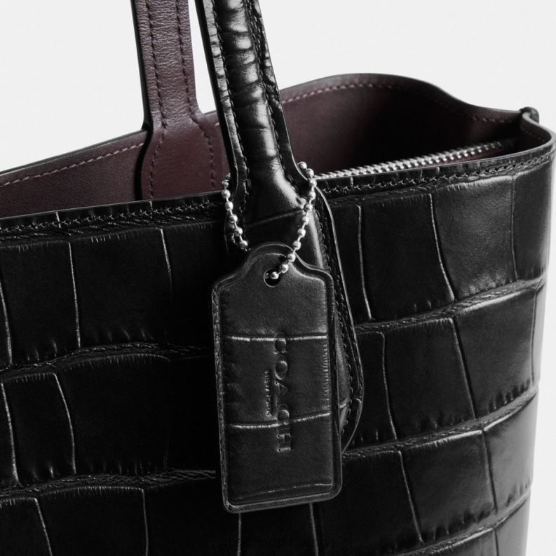 Coach Women WILLOW TOTE LH/Black Multi 4ZRDJ284