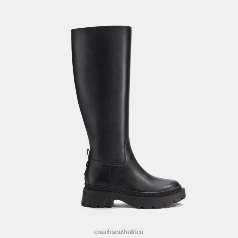 Coach Women JULIETTA BOOT Black 4ZRDJ413