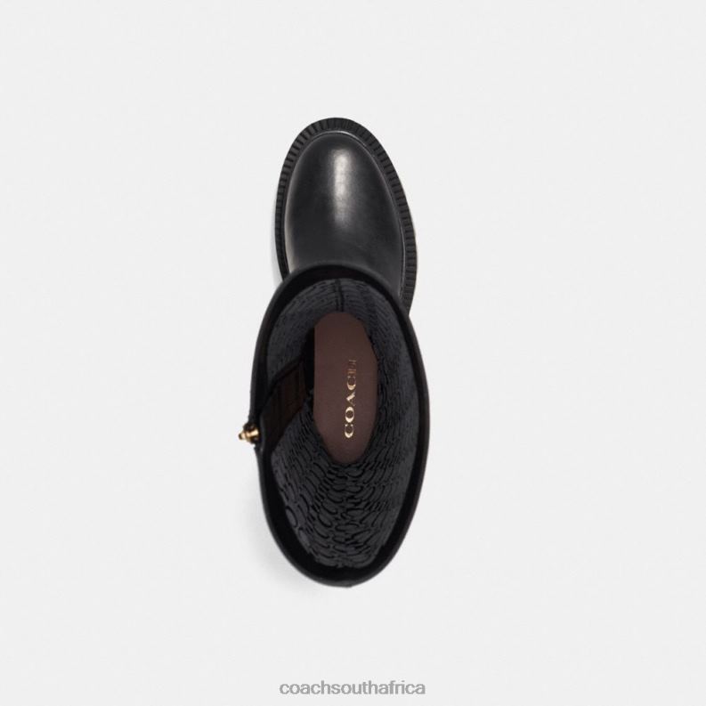 Coach Women JULIETTA BOOT Black 4ZRDJ413