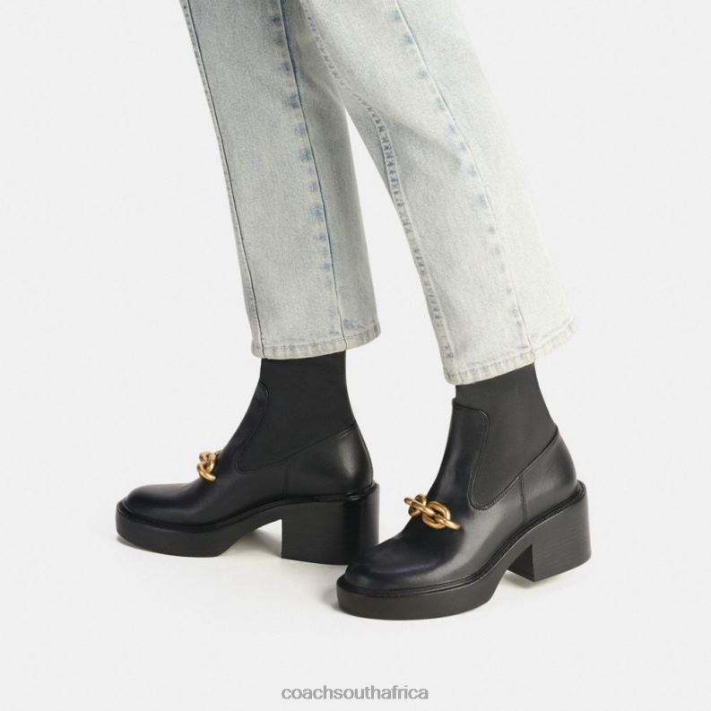 Coach Women KENNA BOOTIE Black 4ZRDJ419