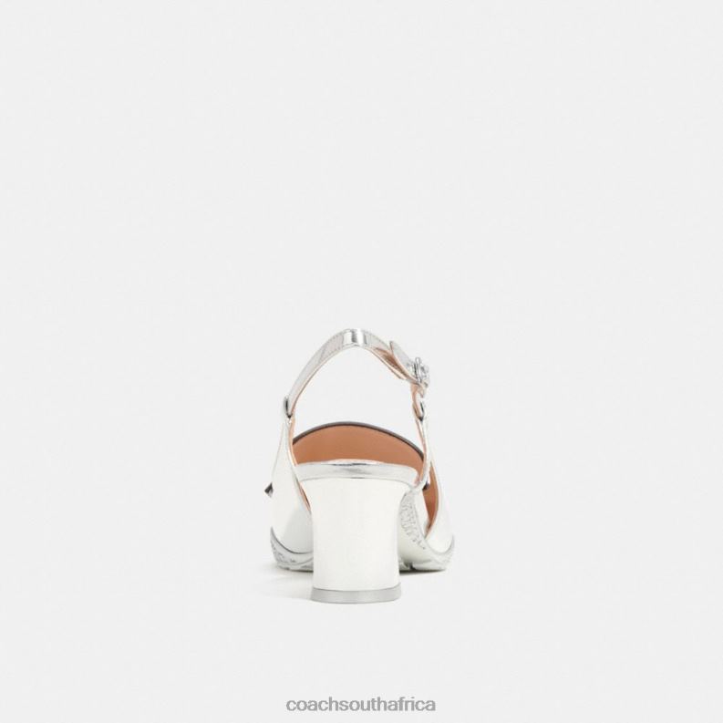 Coach Women NIKOLA HYBRID SLINGBACK Silver 4ZRDJ411