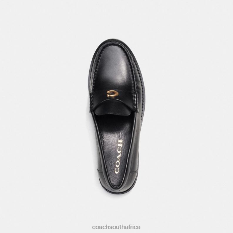 Coach Women JOLENE LOAFER Black 4ZRDJ396