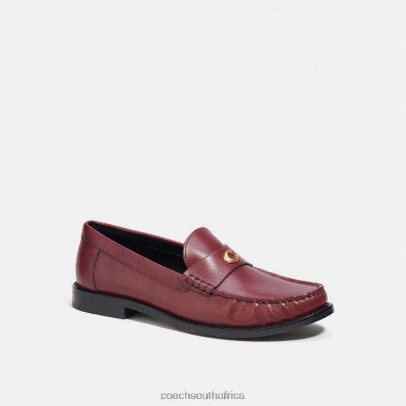 Coach Women JOLENE LOAFER Wine 4ZRDJ395
