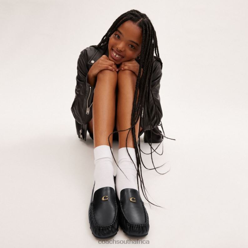 Coach Women RONNIE LOAFER Black 4ZRDJ390