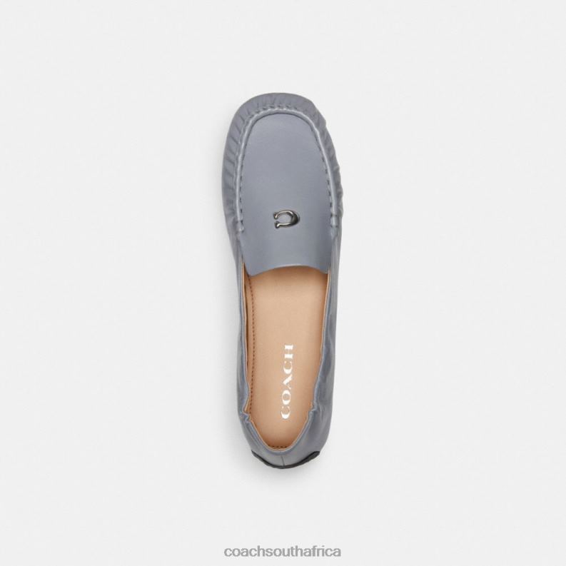 Coach Women RONNIE LOAFER Grey Blue 4ZRDJ394