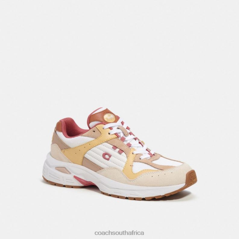 Coach Women C301 SNEAKER Chalk/Taupe 4ZRDJ405