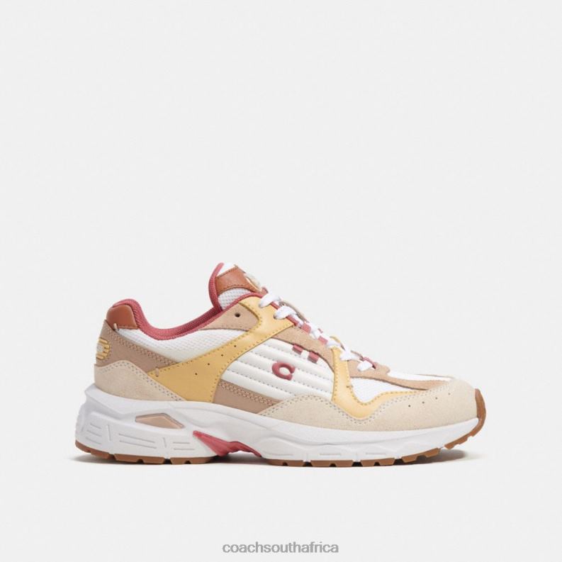 Coach Women C301 SNEAKER Chalk/Taupe 4ZRDJ405