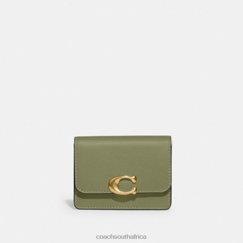 Coach Women BANDIT CARD CASE B4/MOSS 4ZRDJ368