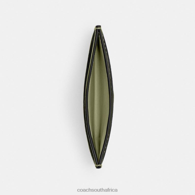 Coach Women ESSENTIAL CARD CASE B4/MOSS 4ZRDJ369