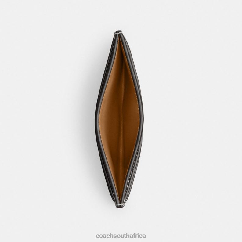 Coach Women ESSENTIAL CARD CASE IN SILVER METALLIC B4/Gold 4ZRDJ372