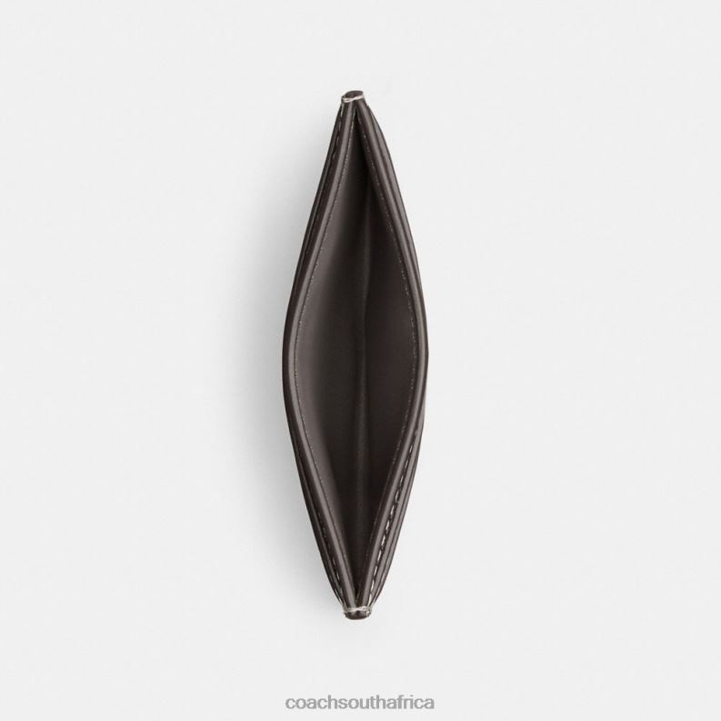 Coach Women ESSENTIAL CARD CASE IN SILVER METALLIC LH/Silver 4ZRDJ378