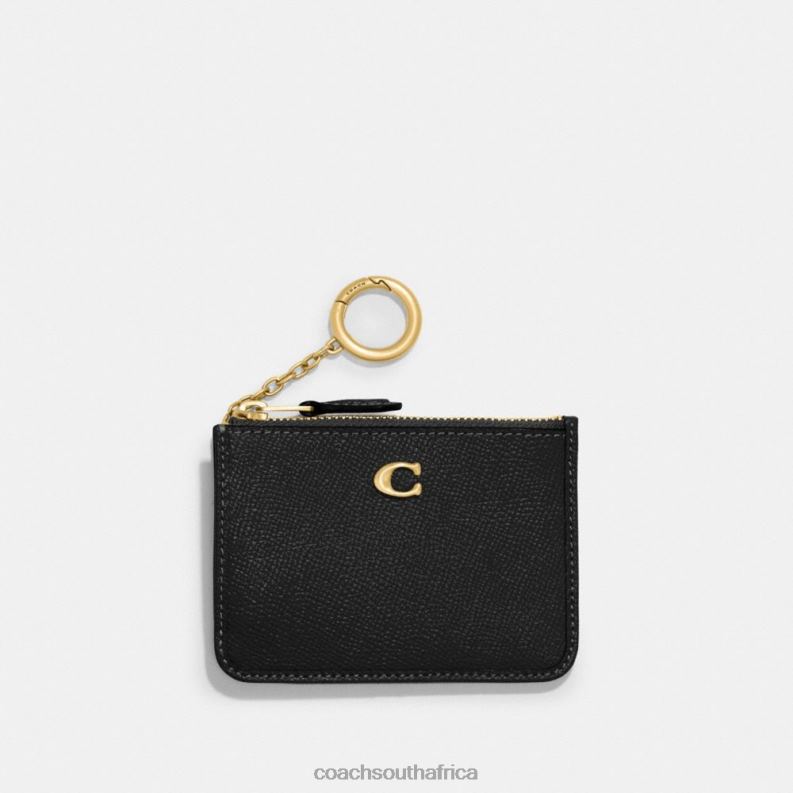 Coach Women MINI SKINNY ID CASE B4/BLACK 4ZRDJ336