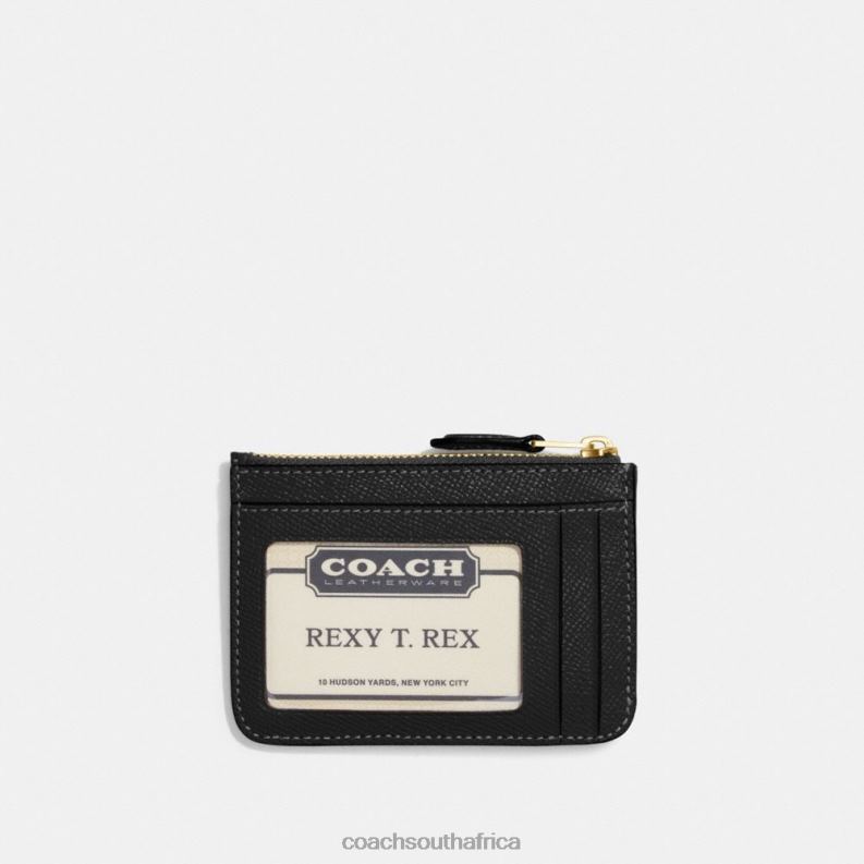 Coach Women MINI SKINNY ID CASE B4/BLACK 4ZRDJ336