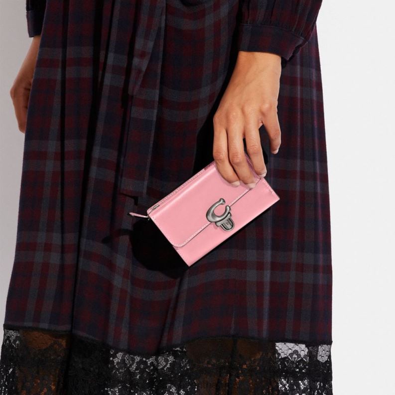 Coach Women STUDIO MEDIUM WALLET LH/Flower Pink 4ZRDJ334