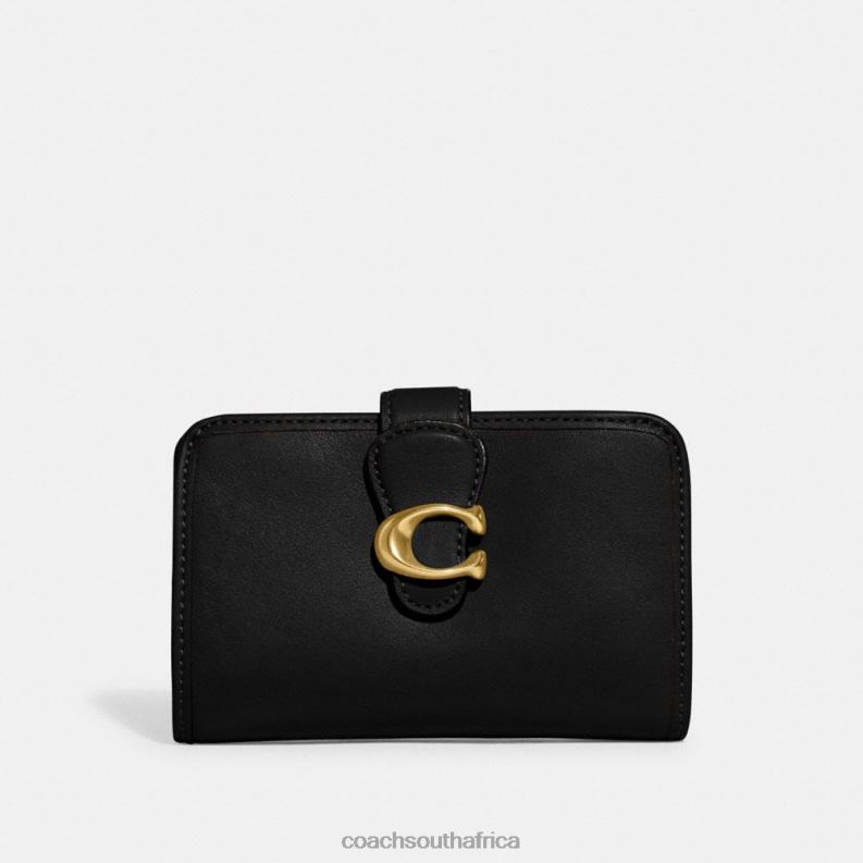 Coach Women TABBY MEDIUM WALLET B4/BLACK 4ZRDJ340