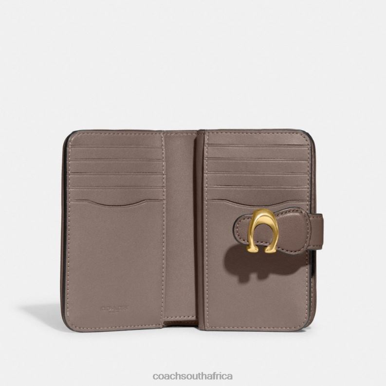 Coach Women TABBY MEDIUM WALLET B4/DARK STONE 4ZRDJ338