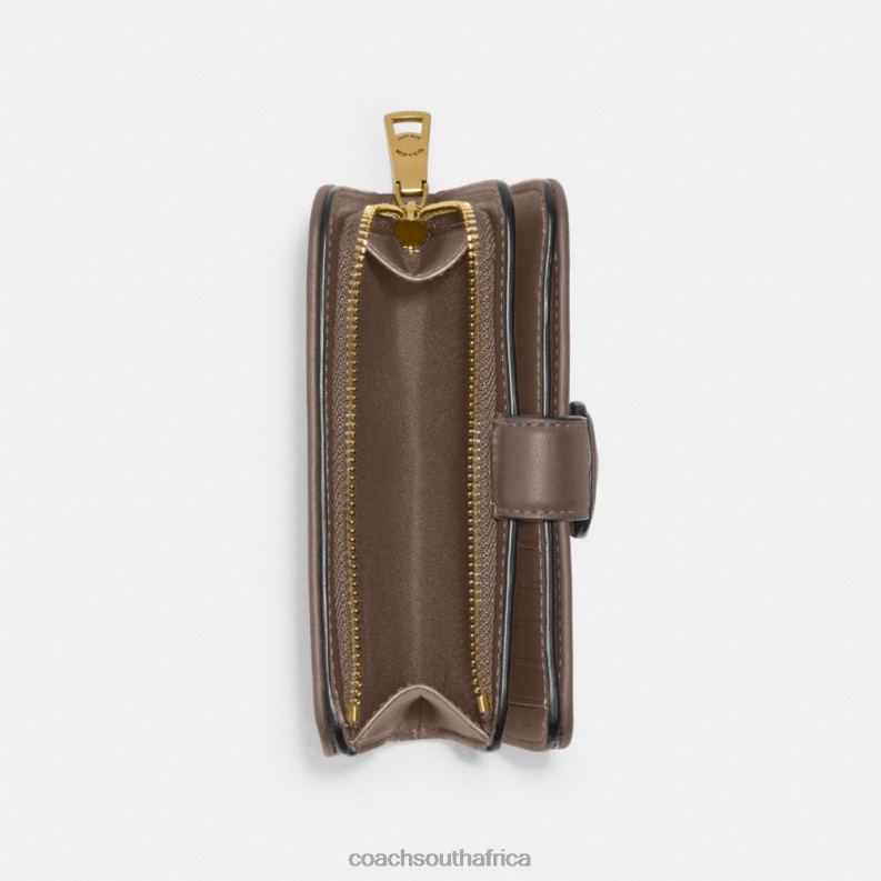 Coach Women TABBY MEDIUM WALLET B4/DARK STONE 4ZRDJ338