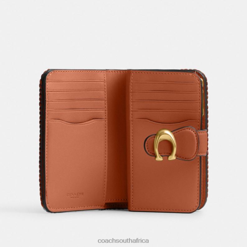 Coach Women TABBY MEDIUM WALLET WITH BRAID B4/Burnished Amber 4ZRDJ333